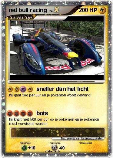 Pokemon red bull racing
