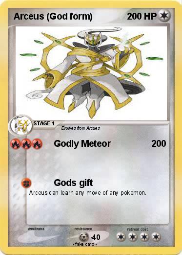 Pokemon Arceus (God form)