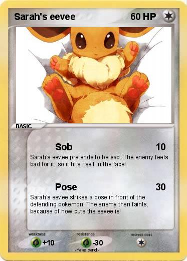 Pokemon Sarah's eevee