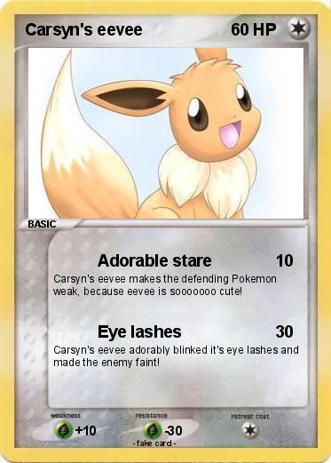 Pokemon Carsyn's eevee