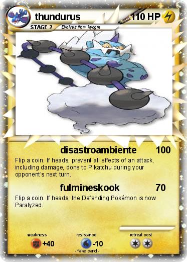 Pokemon thundurus