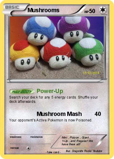 Pokemon Mushrooms