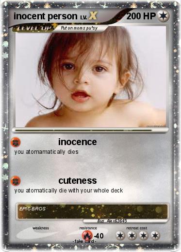 Pokemon inocent person