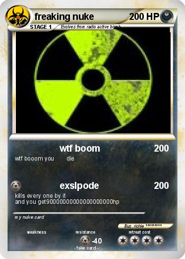 Pokemon freaking nuke