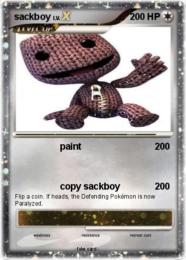 Pokemon sackboy