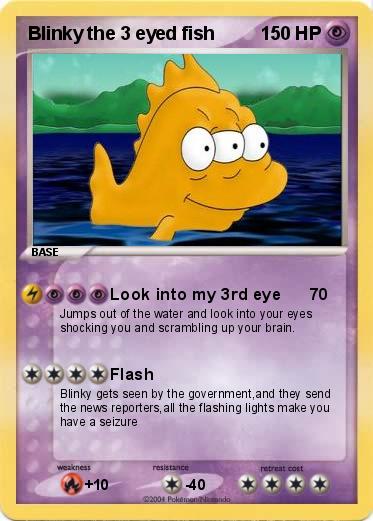 Pokemon Blinky the 3 eyed fish