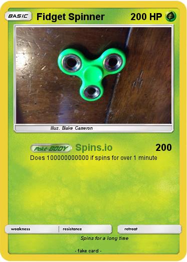 Pokemon Fidget Spinner
