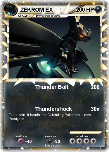 Pokemon ZEKROM EX