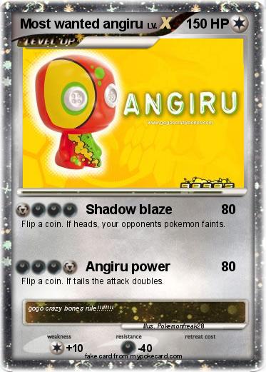 Pokemon Most wanted angiru