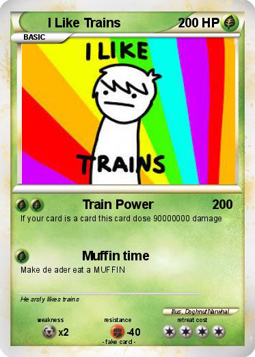 Pokemon I Like Trains
