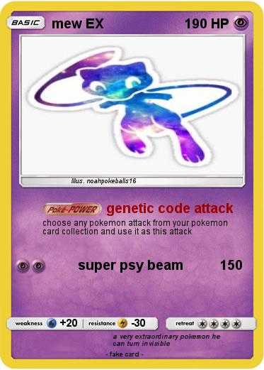 Pokemon mew EX