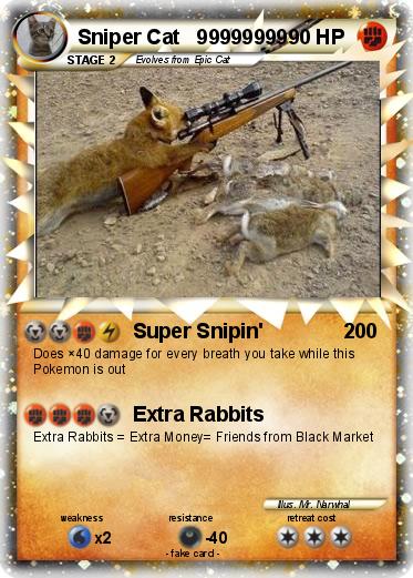 Pokemon Sniper Cat   99999999