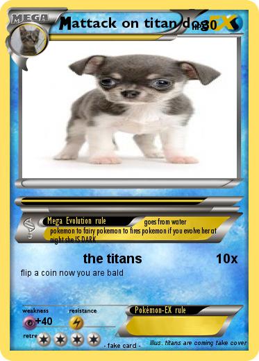 Pokemon attack on titan dog