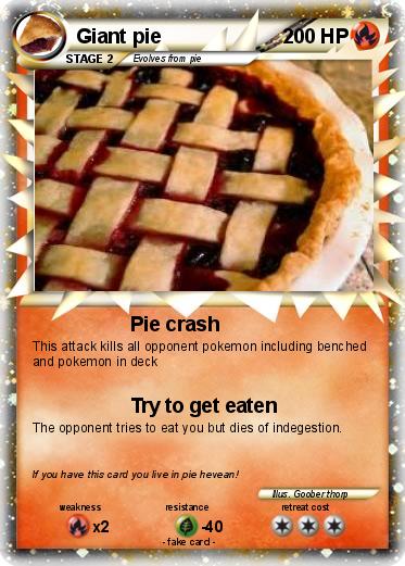 Pokemon Giant pie