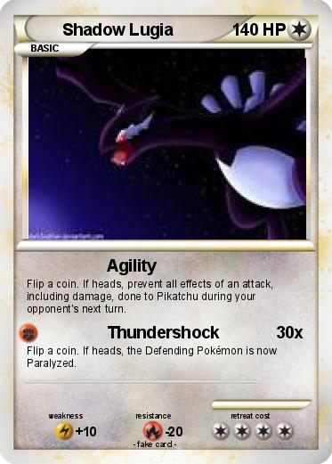 Pokemon Shadow Lugia