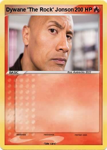 Pokemon Dywane 'The Rock' Jonson