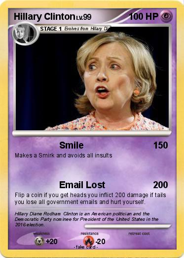 Pokemon Hillary Clinton
