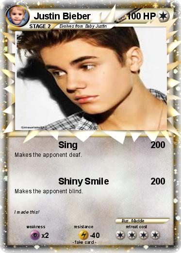 Pokemon Justin Bieber