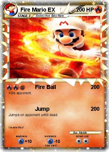 Pokemon Fire Mario EX