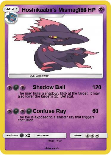 Pokemon Hoshikaabii's Mismagius Pokemon Hoshikaabii's Mismagius