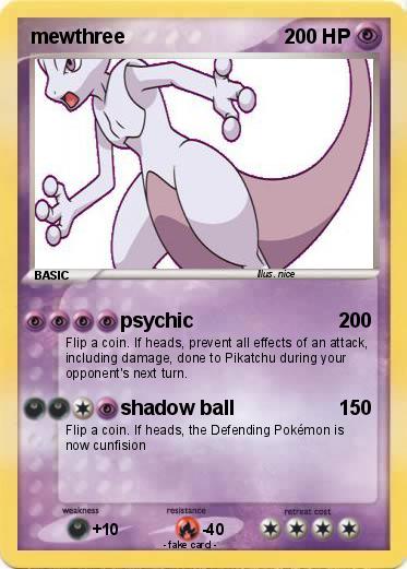 Pokemon mewthree
