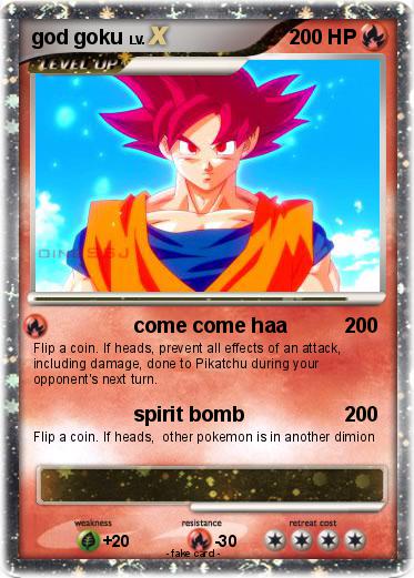 Pokemon god goku