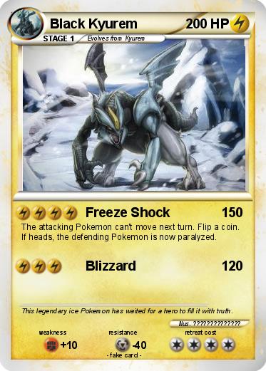 Pokemon Black Kyurem
