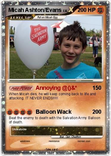 Pokemon Micah Ashton/Evans