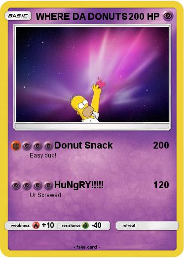 Pokemon WHERE DA DONUTS