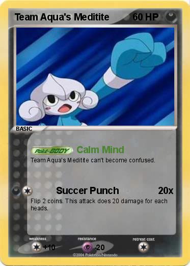 Pokemon Team Aqua's Meditite