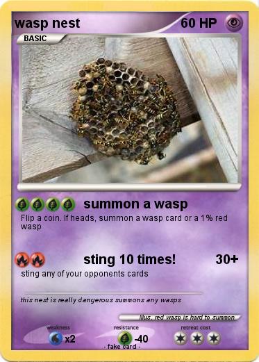 Pokemon wasp nest