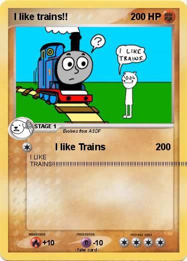 Pokemon I like trains!!