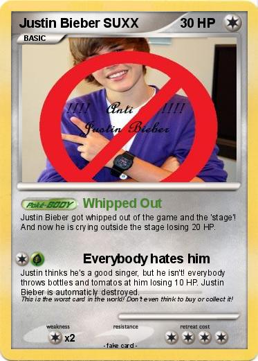 Pokemon Justin Bieber SUXX