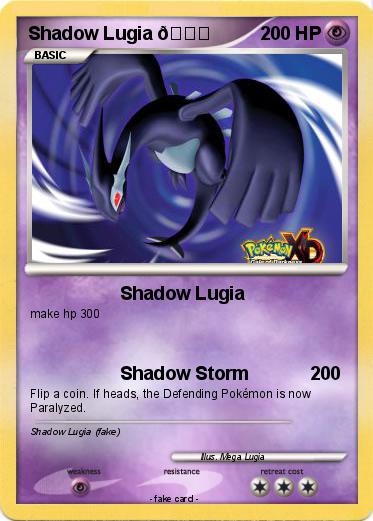 Pokemon Shadow Lugia ????