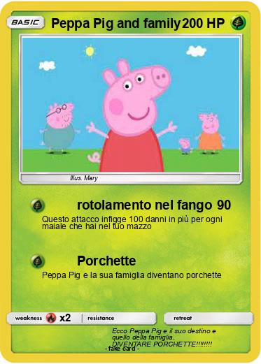 Pokemon Peppa Pig and family