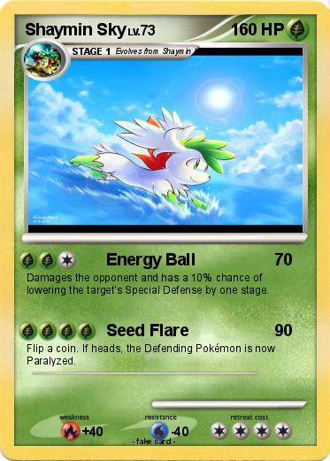 Pokemon Shaymin Sky