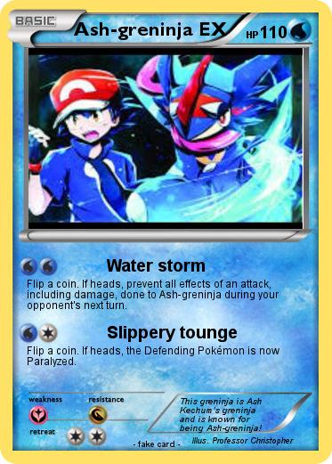 Pokemon Ash-greninja EX