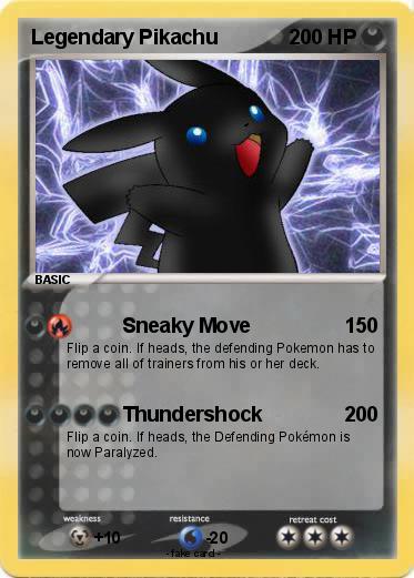 Pokemon Legendary Pikachu