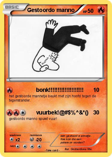 Pokemon Gestoordo manno