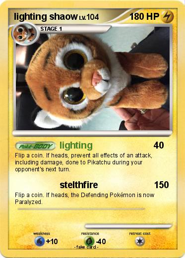Pokemon lighting shaow