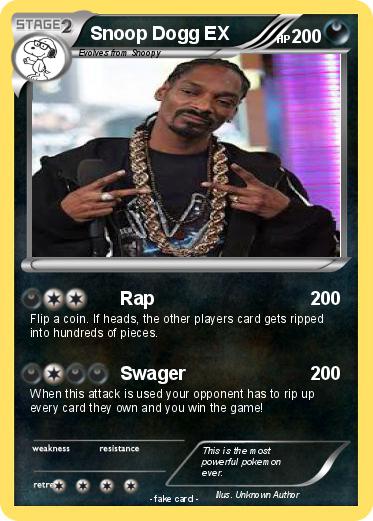 Pokemon Snoop Dogg EX