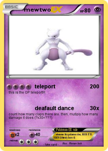 Pokemon mewtwo