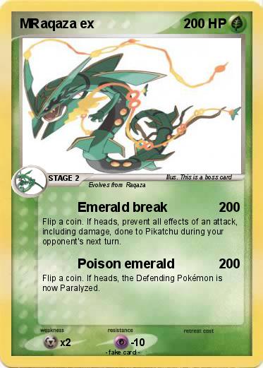Pokemon MRaqaza ex