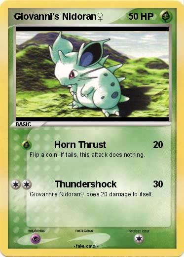 Pokemon Giovanni's Nidoran♀