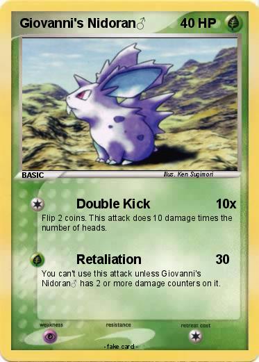 Pokemon Giovanni's Nidoran♂