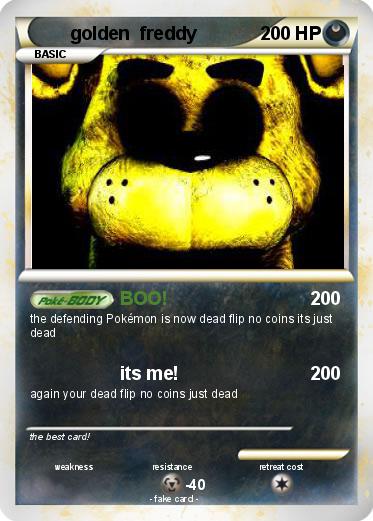 Pokemon golden  freddy