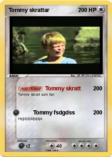 Pokemon Tommy skrattar
