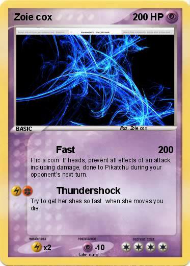 Pokemon Zoie cox