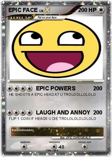 Pokemon EPIC FACE