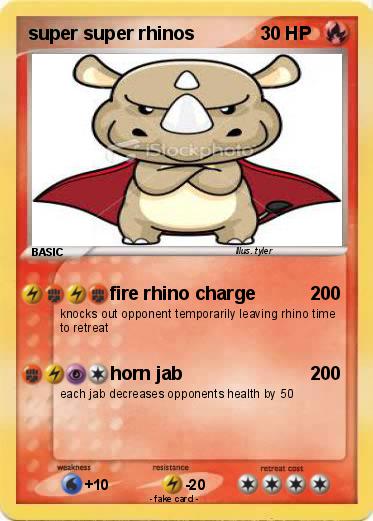Pokemon super super rhinos